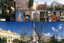 Plaza del Triunfo. Carteles de Turismo. Grupo Pandora. Editor: Pedro Tabernero.
