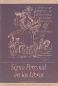 Signo personal en los libros / Ex libris. Grupo Pandora. Editor: Pedro Tabernero.